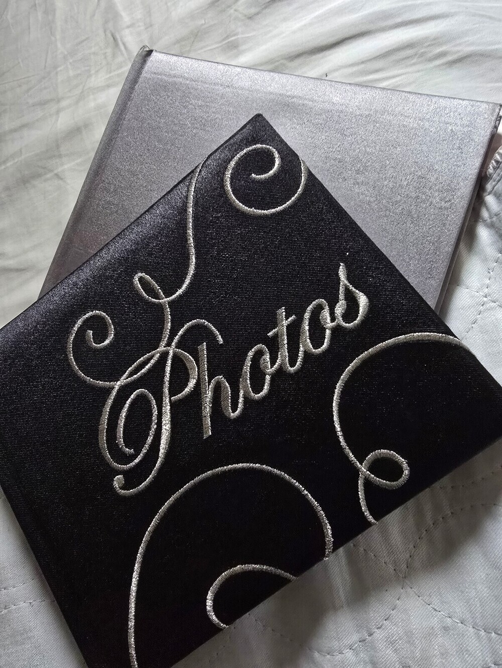 Set of 2 Photo Albums with Decorative Covers